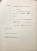 Norm Cash Autographed Contract (JSA)