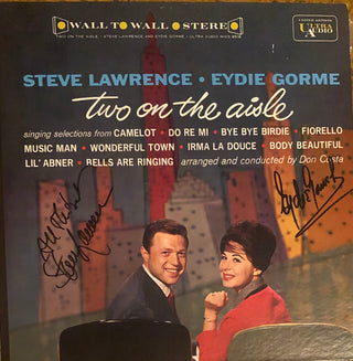 Steve Lawrence & Eydie Gorme Autographed "Two on the Aisle" Vinyl Record (JSA)