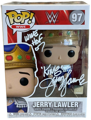 Jerry The King Lawler "WWE HOF 07" Autographed Funko Pop (JSA)