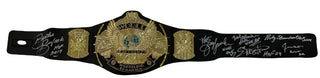 WWE Hall of Famers Autographed Replica Belt (JSA)