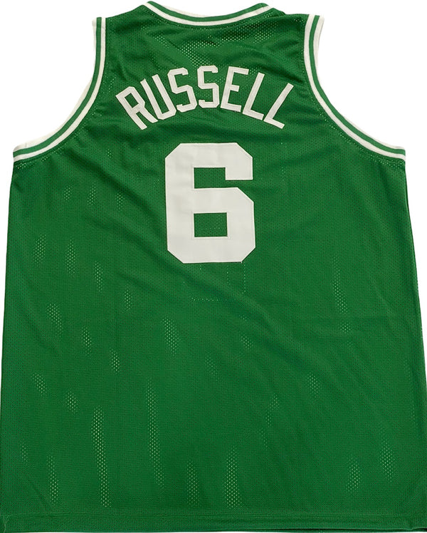 Bill Russell Autographed Green Boston Celtics Jersey (PSA)