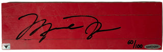 Michael Jordan Autographed Game Used 3x10 Chicago Bulls Floor Piece (UDA)