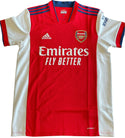 Pierre-Emerick Aubameyang Autographed Arsenal Home Kit (BVG)