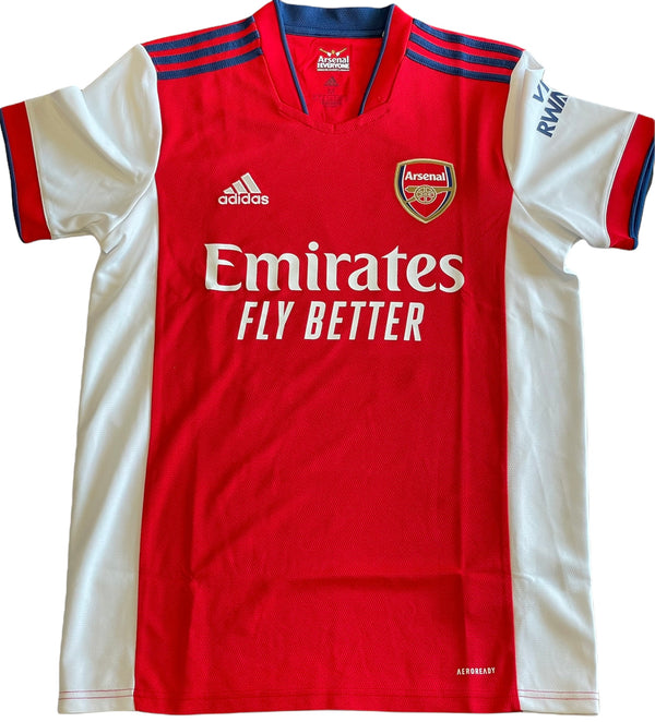 Pierre-Emerick Aubameyang Autographed Arsenal Home Kit (BVG)