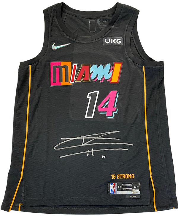 Tyler Herro Autographed Miami Heat Nike Mashup Jersey (Beckett)