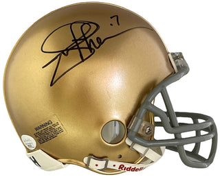 Joe Theismann Autographed Mini Helmet (JSA)
