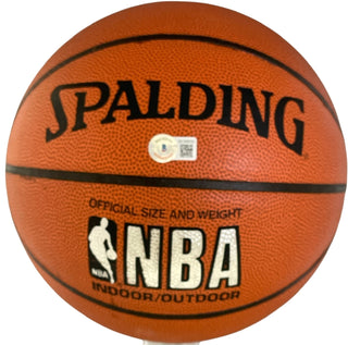 Shaquille O'Neal Autographed Spalding Indoor/Outdoor Basketball (Beckett)