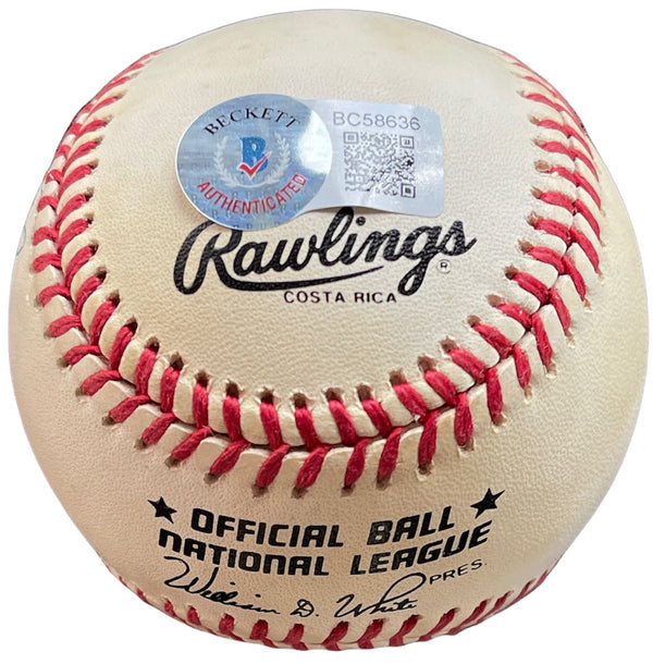 Monte Irvin & Willie Stargell Autographed Official National League Baseball (Beckett)