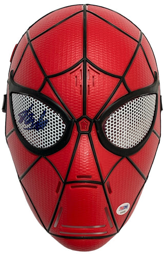 Stan Lee Autographed Spider Man Mask (PSA)