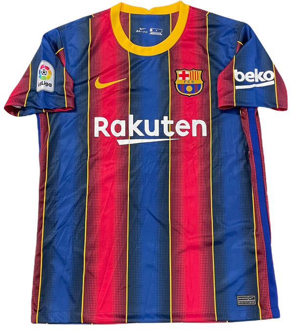 Lionel Messi Autographed Barcelona Home Kit (BVG)