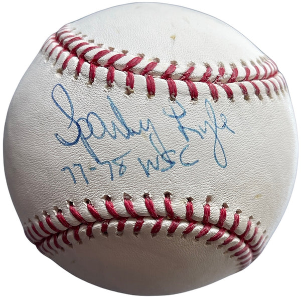 Sparky Lyle Autographed Official Baseball (Steiner)