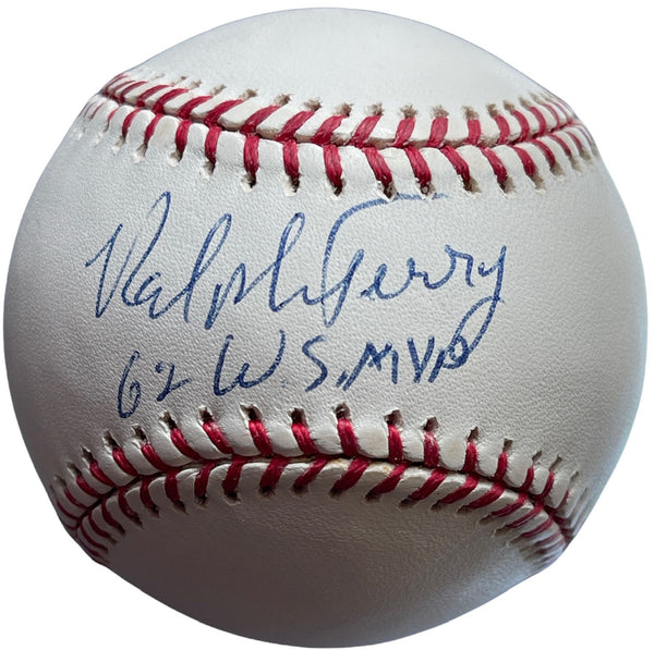Ralph Terry Autographed Official Baseball