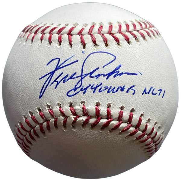 Fergie Jenkins Cy Young NL 71 Autographed Official Baseball