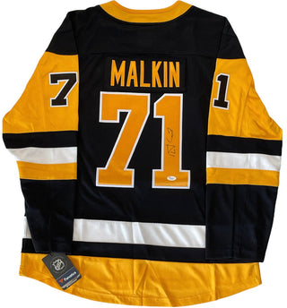 Evgeni Malkin Autographed Pittsburgh Penguins Fanatics XL Jersey (JSA)