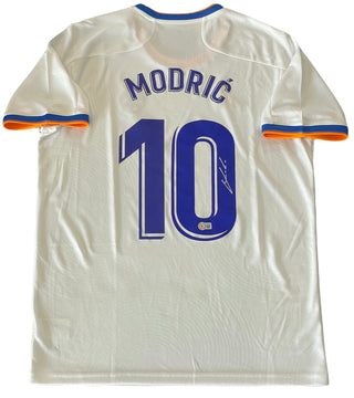 Luka Modric Autographed Real Madrid Home Kit (BVG)