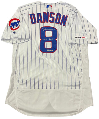 Andre Dawson "HOF 2010" Autographed Chicago Cubs Authentic Jersey (MLB)