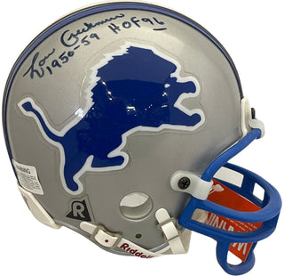 Lou Creekmur Autographed Detroit Lions Mini Helmet