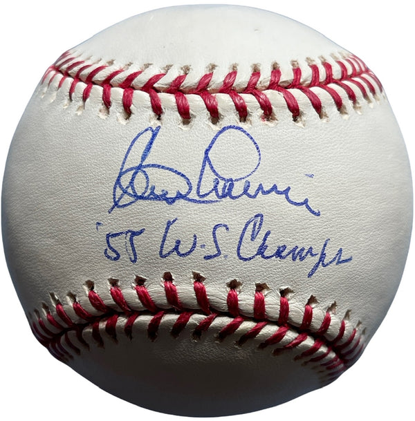 Clem Labine 55 WS Champs Autographed Official Baseball