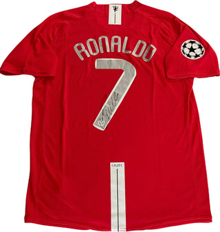 Cristiano Ronaldo Autographed 2008 Champions League Manchester United Home Kit (BVG)
