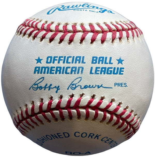 Ted Williams Autographed Official American League Baseball (Green Diamond)