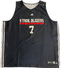 Brandon Roy Autographed Portland Trail Blazers Adidas Game Used Practice Jersey