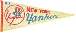 Vintage New York Yankess White Pennant Banner