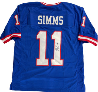 Phil Simms Autographed New York Giants Custom Jersey (JSA)