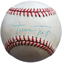 Willie Mays Autographed Official National League Baseball (PSA) Graded 8