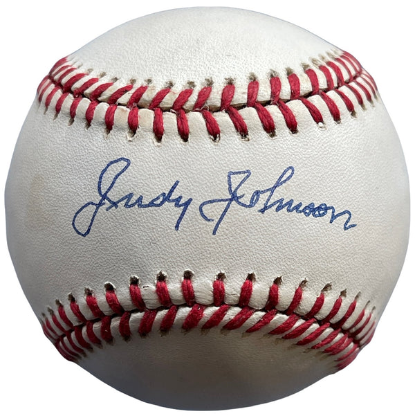 Judy Johnson Autographed Official American League Baseball (PSA)