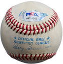 Judy Johnson Autographed Official American League Baseball (PSA)