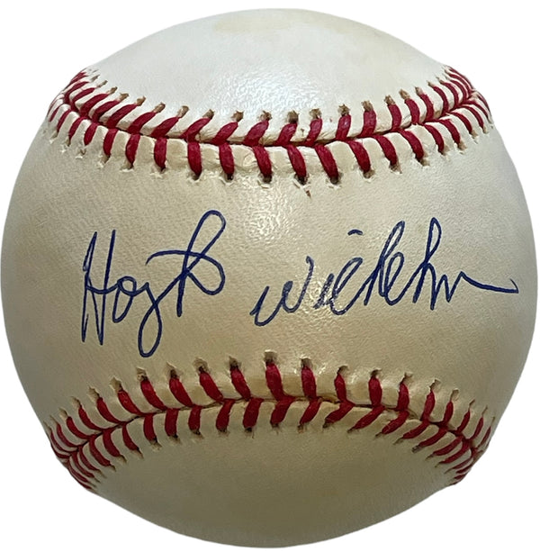 Hoyt Wilhelm Autographed Official National League Baseball (JSA)