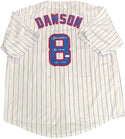 Andre Dawson "HOF 2010 & The Hawk" Autographed Chicago Cubs Custom Jersey (JSA)