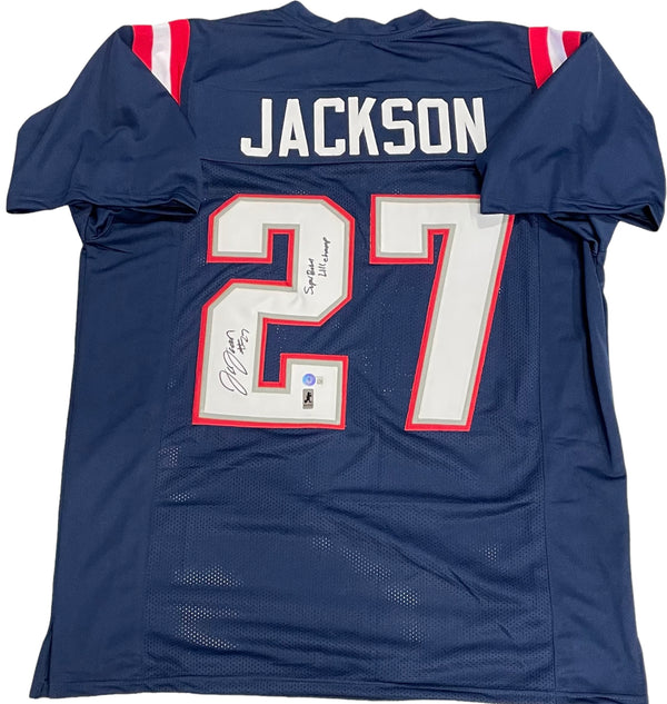 JC Jackson "Super Bowl LIII Champ" Autographed New England Patriots Custom Jersey (BVG)