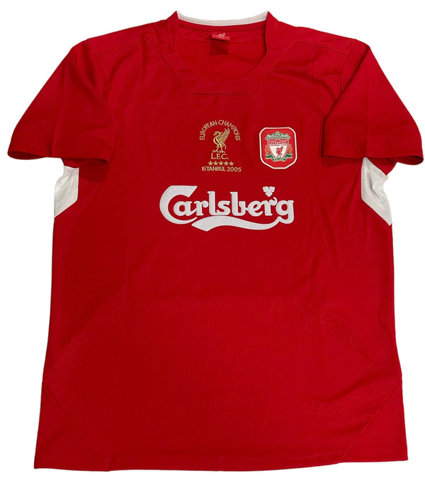 Steven Gerrard Autographed Liverpool 2005 Champions League Final Kit (BVG)