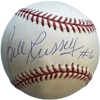 Bill Russell Autographed Official Major League Baseball (Boston Celtics)
