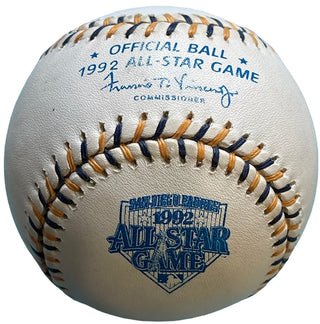 1992 All Star Game Unsigned Official Fay Vincent Official Baseball