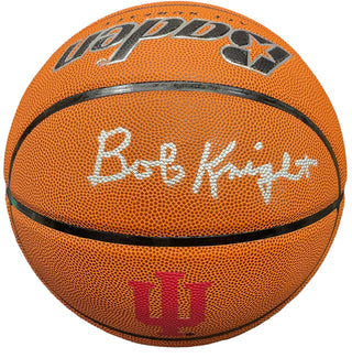 Bobby Knight Autographed Indiana Basketball (Schwartz Sports)
