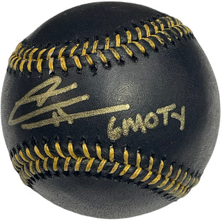 Tyler Herro "6MOY" Autographed Black Baseball (JSA)