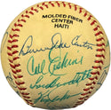 MLB Legends Autographed Official Braves Logo Baseball (JSA)