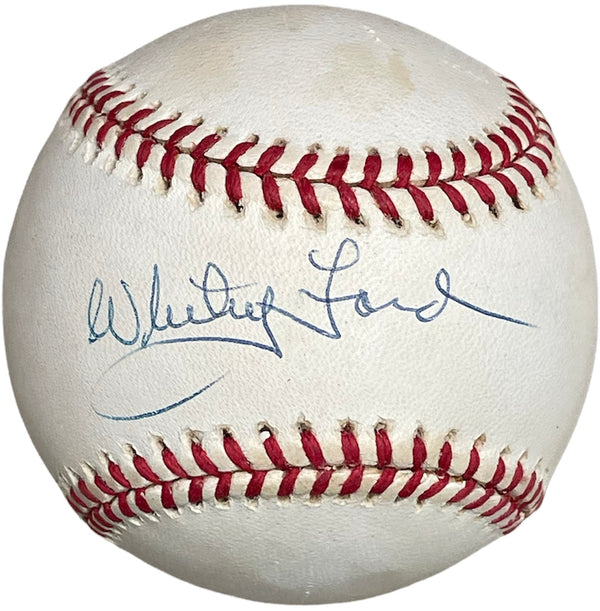 Whitey Ford Signed Baseball, Autographed Whitey Ford Baseball