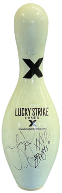 Larry Johnson Autographed Lucky Strike Lanes Bowling Pin (JSA)