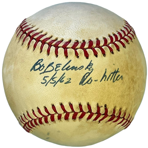 Bo Belinsky Autographed Official American League Baseball