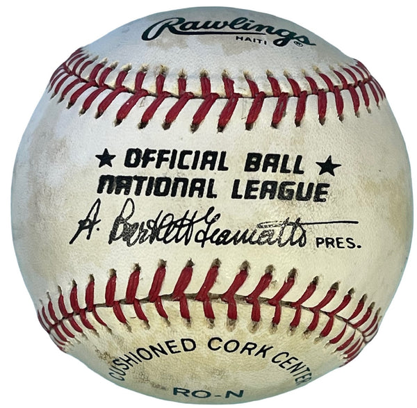 Tim Raines Autographed Official National League Baseball