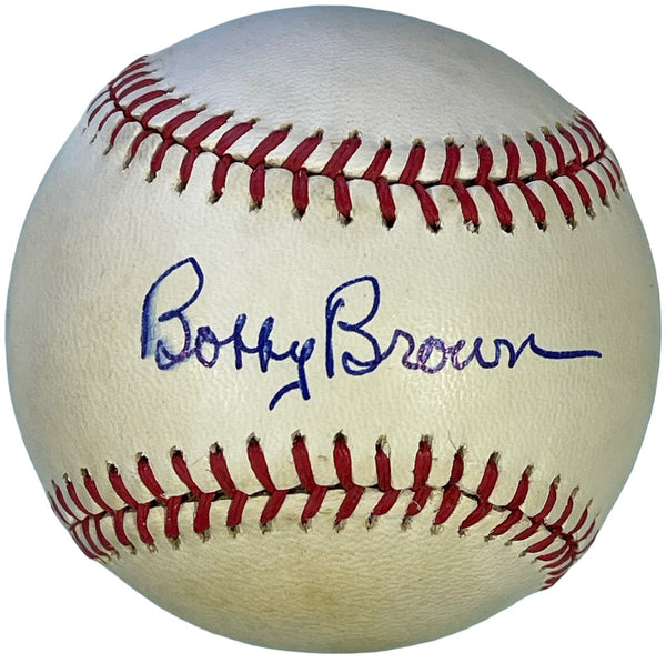 Bobby Brown Autographed Official American League Baseball (PSA)