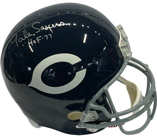 Gale Sayers "HOF 77" Autographed Chicago Bears Helmet (JSA)