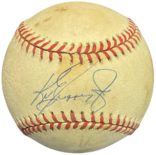 Ken Griffey Jr. Autographed American League Gene Budig Baseball (JSA)