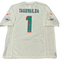 Tua Tagovailoa Autographed Miami Dolphins White Jersey (Fanatics)