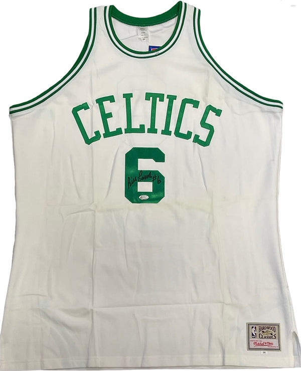 bill russell autographed jersey