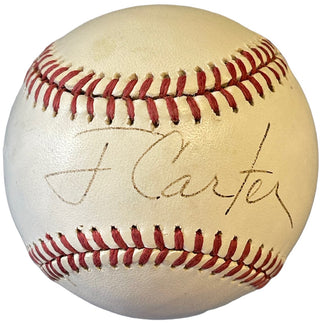 Jimmy Carter Autographed Official National League Baseball (Beckett)