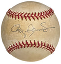 Roger Clemens Autographed Official American League Bobby Brown Baseball (JSA)